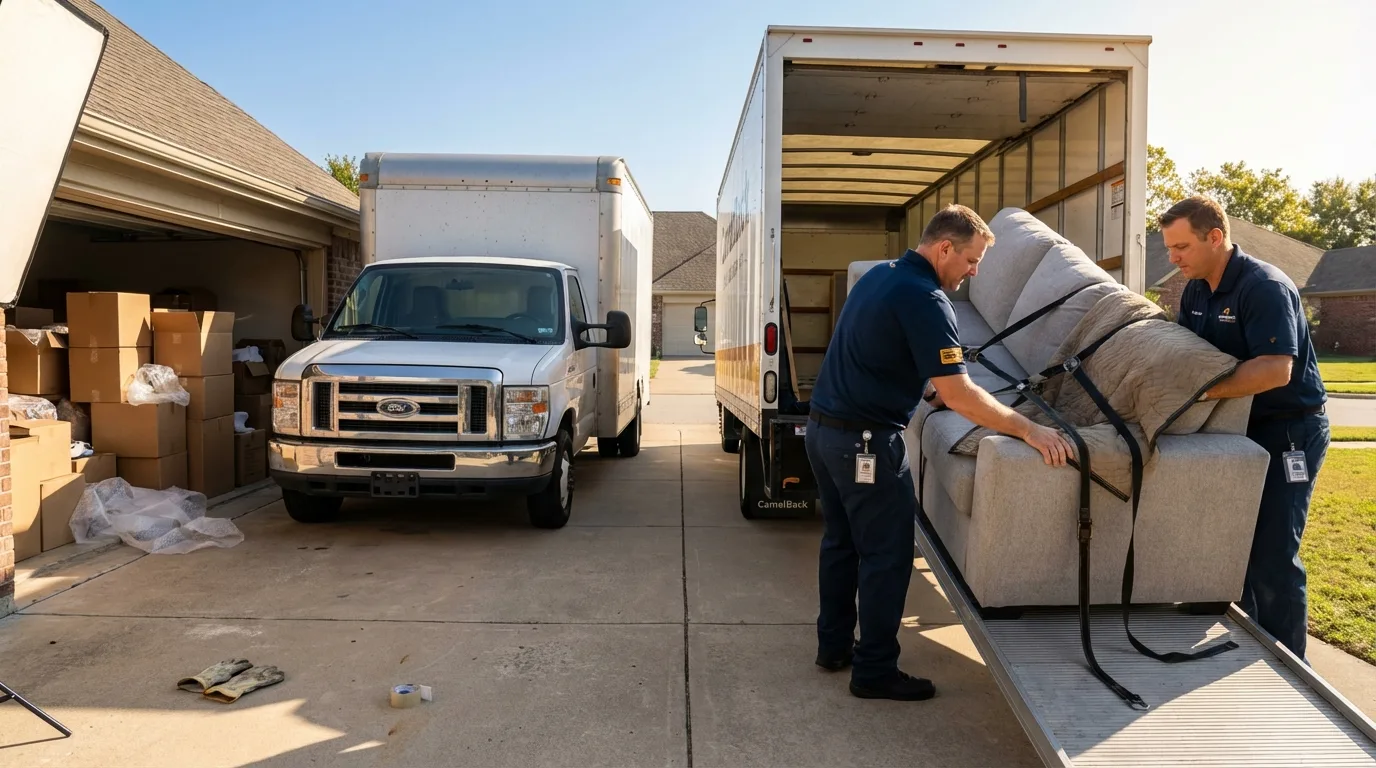 DIY truck vs professional crew comparison in California City